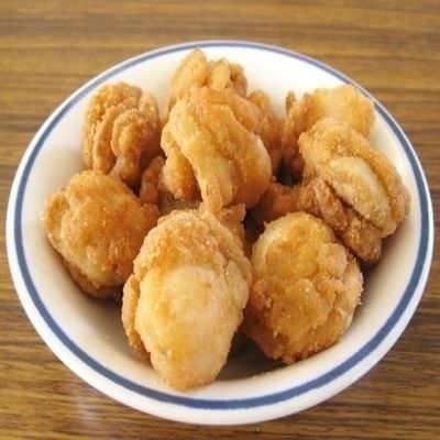 「ホタテから揚げ」（６００円）