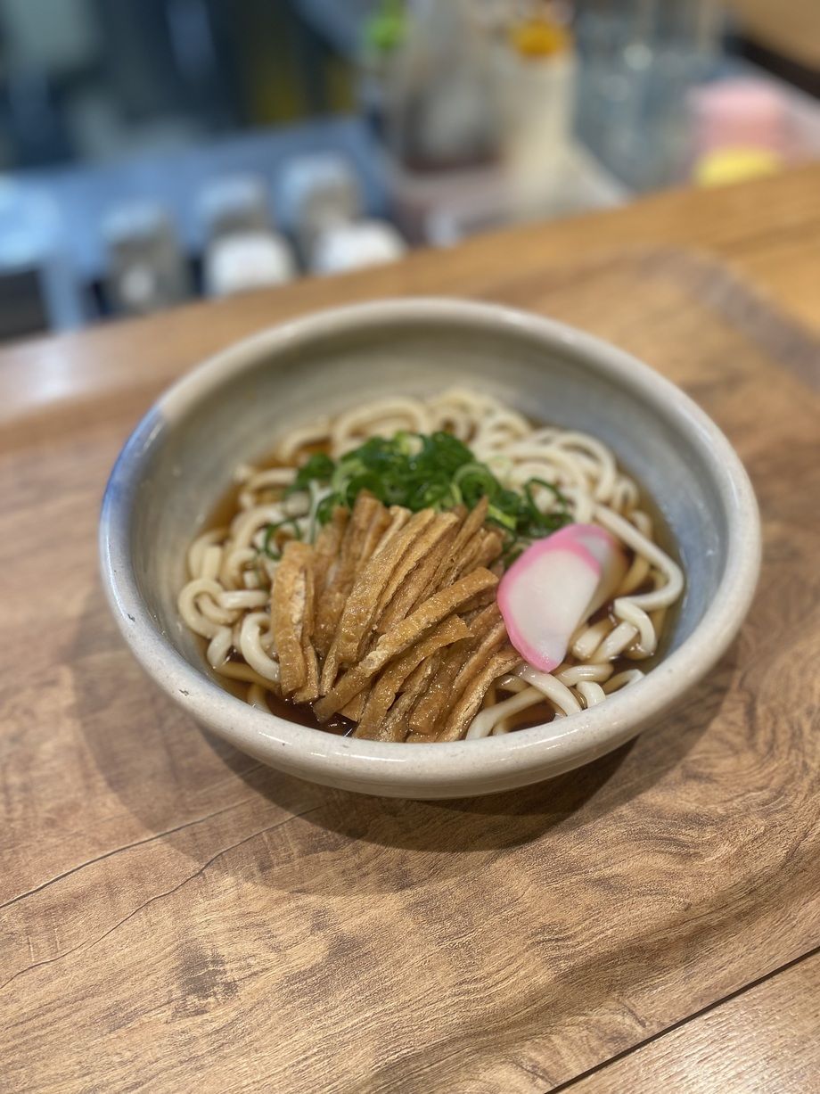 冷やし刻みきつねうどん