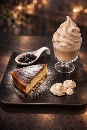 【週末限定】バスク&カフェオレソフト☕️の贅沢プレート（お好みトッピング）