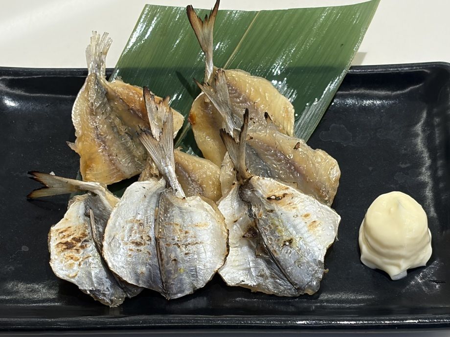 豆あじの炙り焼き