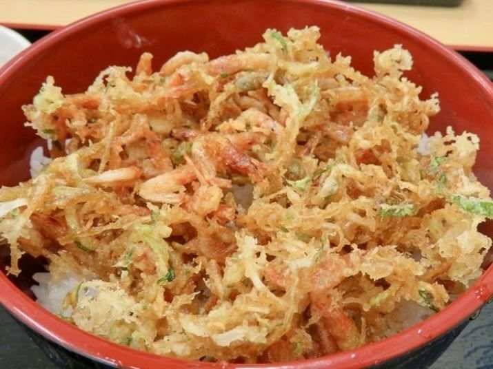 桜海老と野菜のかき揚げ天丼
