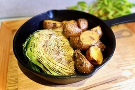 ✨季節の一品✨焦がし春キャベツとインカのめざめの絶品グリル