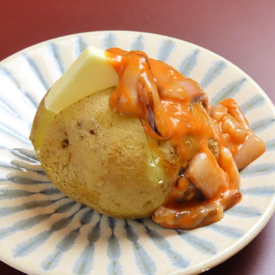 きたあかりじゃがバター塩辛のせ