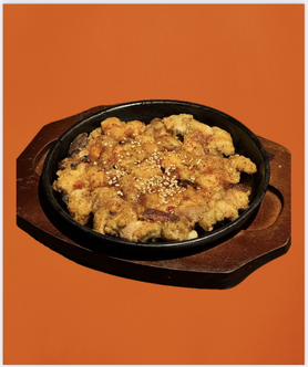 旨辛チキンニンニク鉄板