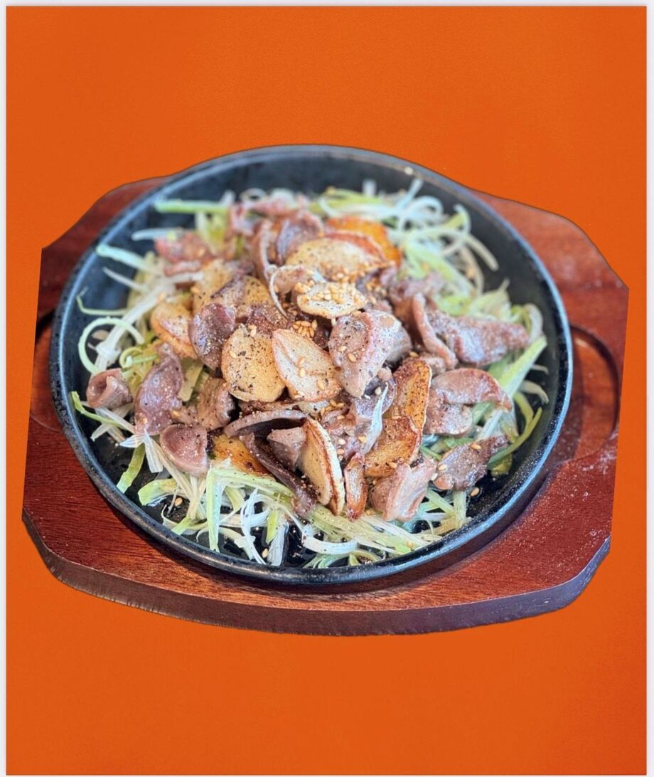 ガーリック砂肝炒め