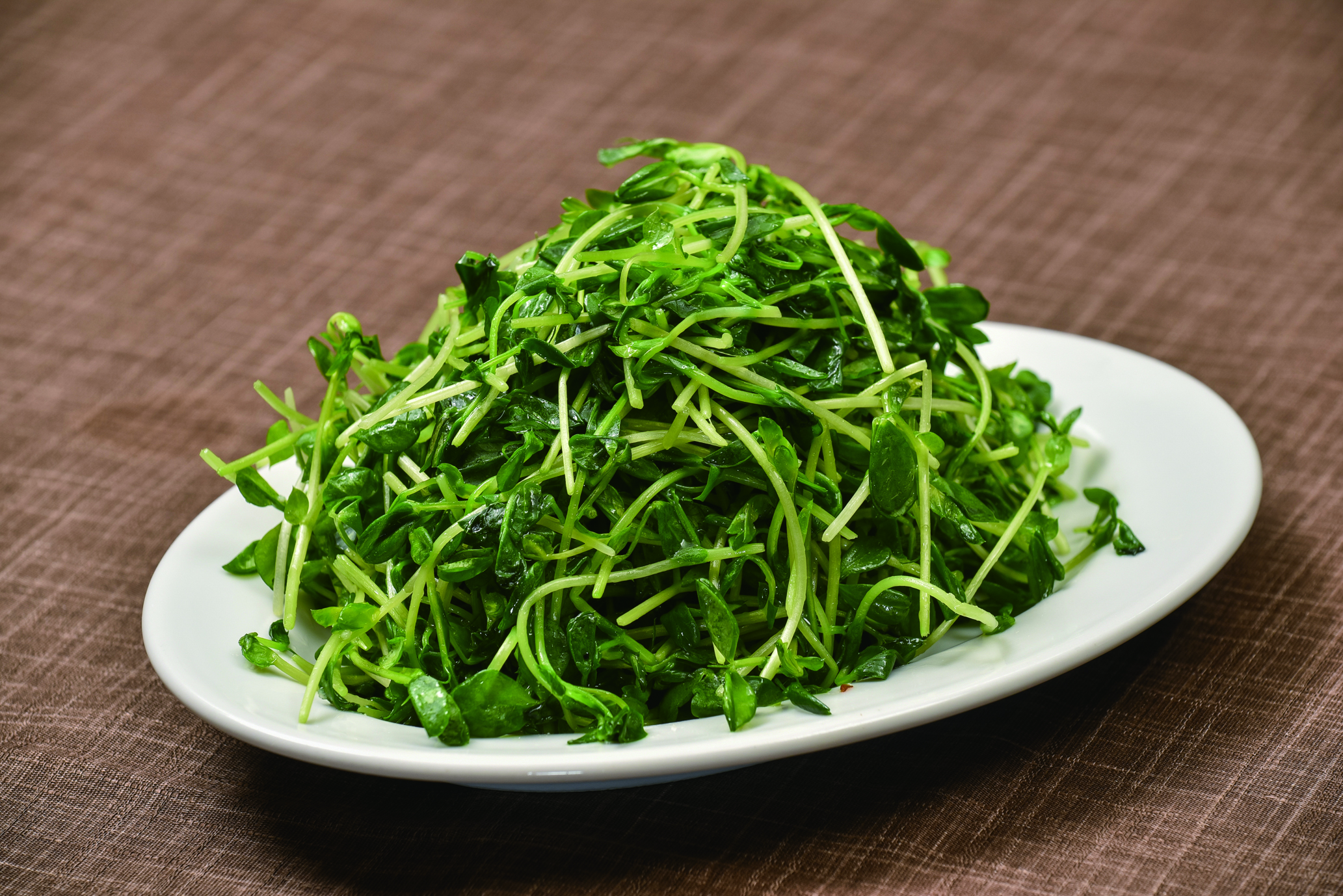 豆苗炒め