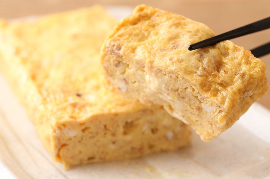 おかかの出汁巻き玉子（530円）