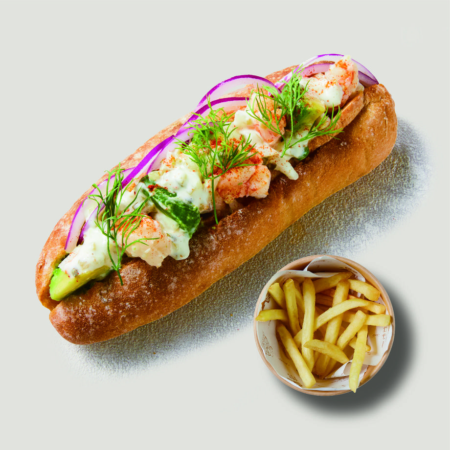 海老とアボガドドッグ～自家製タルタル～