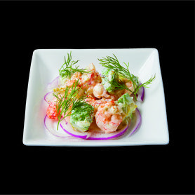 海老とアボガドのタルタル