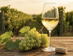 🍋ライム香る爽やか仕立て！スッキリ飲める白ワイングラス