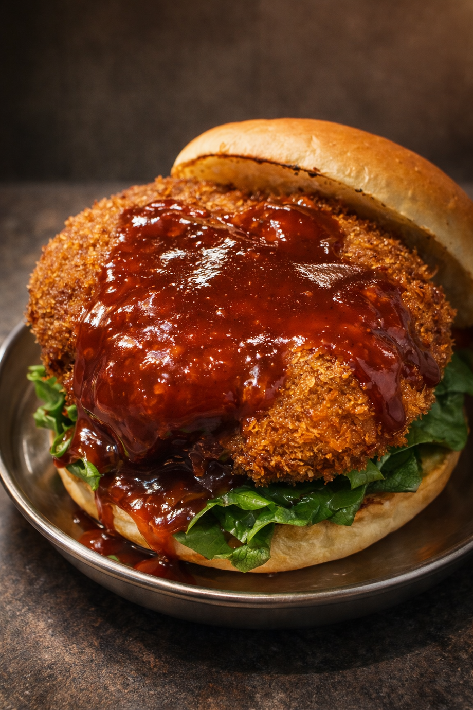 手作り和牛メンチカツバーガー