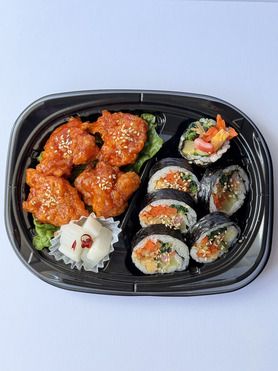 7種野菜キンパ＆ヤンニョムチキン