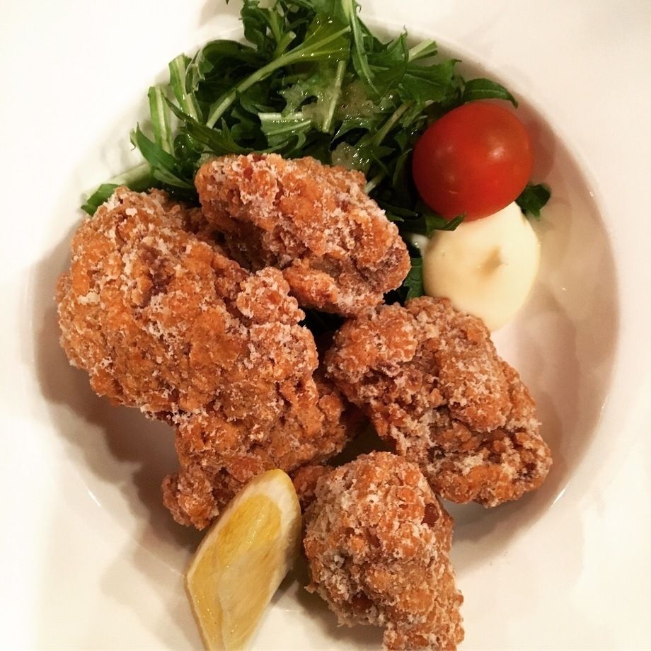 自家製ダレに漬け込んだ鹿ザンギ（1000円）