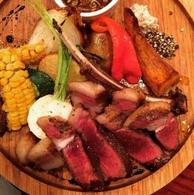 骨付き鹿ロースグリル