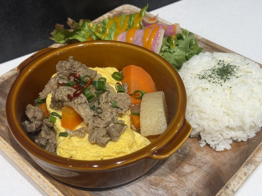 限定‼️牛すじ×だし巻き卵プレート