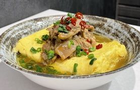 牛すじだし巻き卵🐮