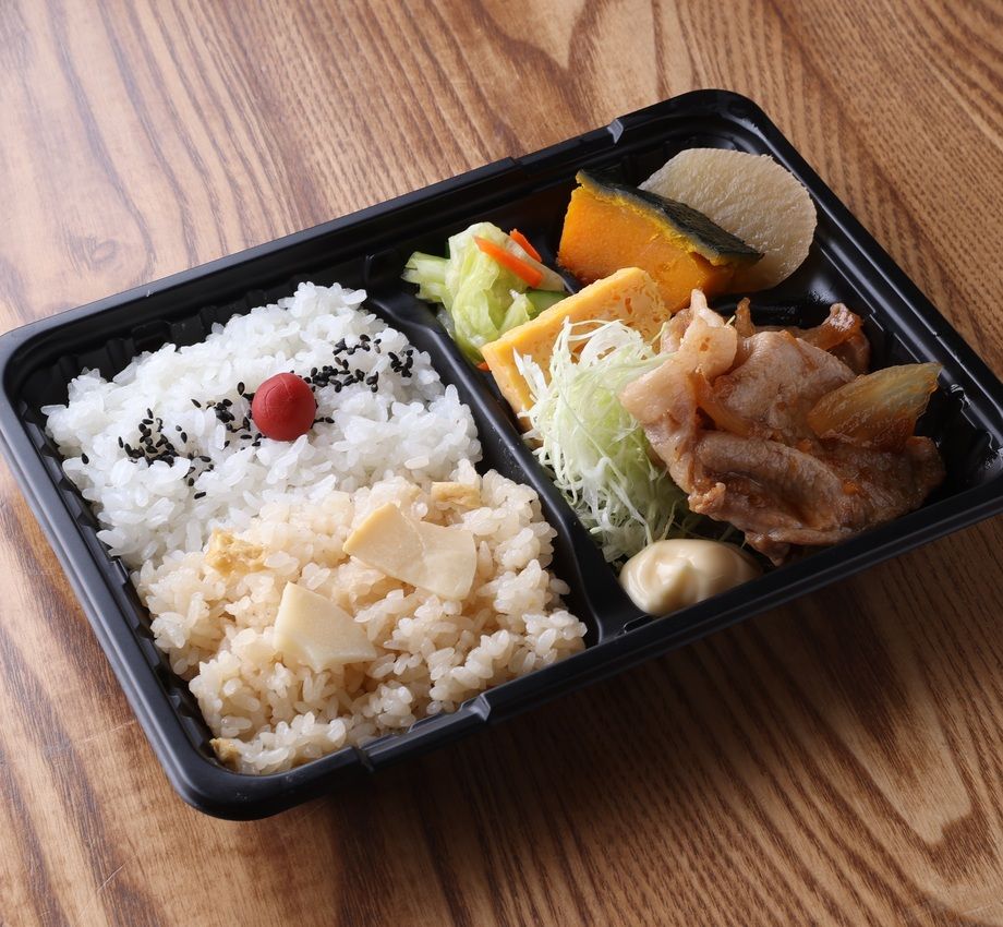 豚のスタミナ焼肉弁当（白米と筍ご飯 合盛り）