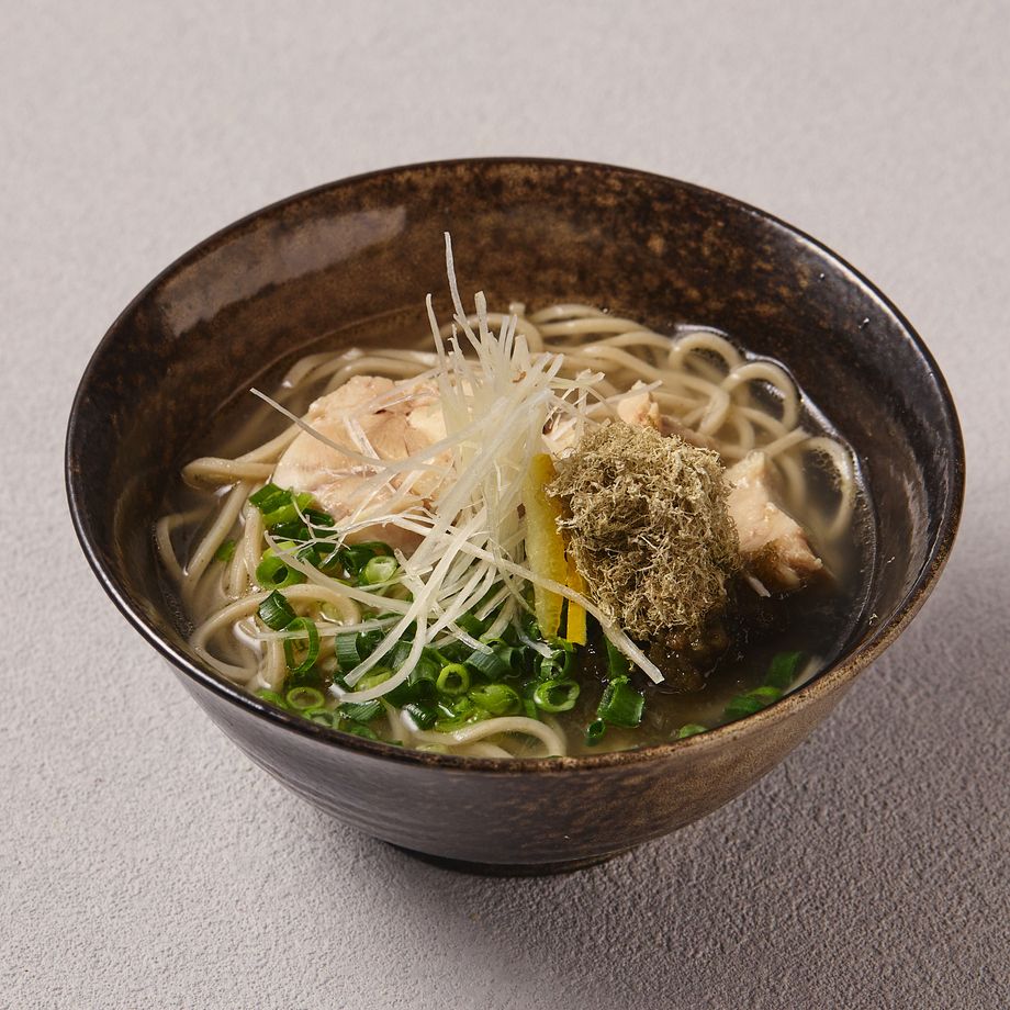 〆の鶏だしそば