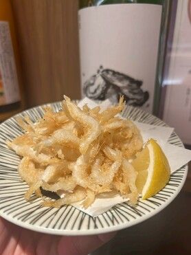 白海老の唐揚げ