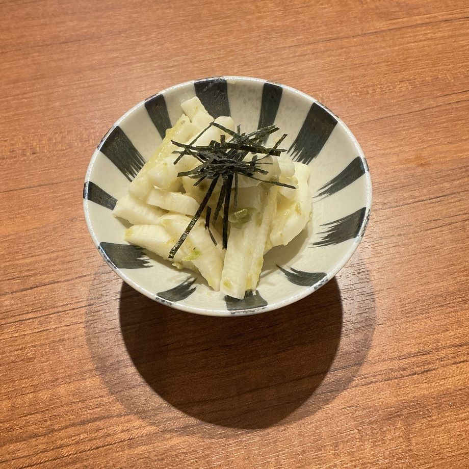 長芋 わさび和え