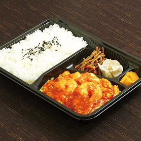 海老チリ玉子弁当
