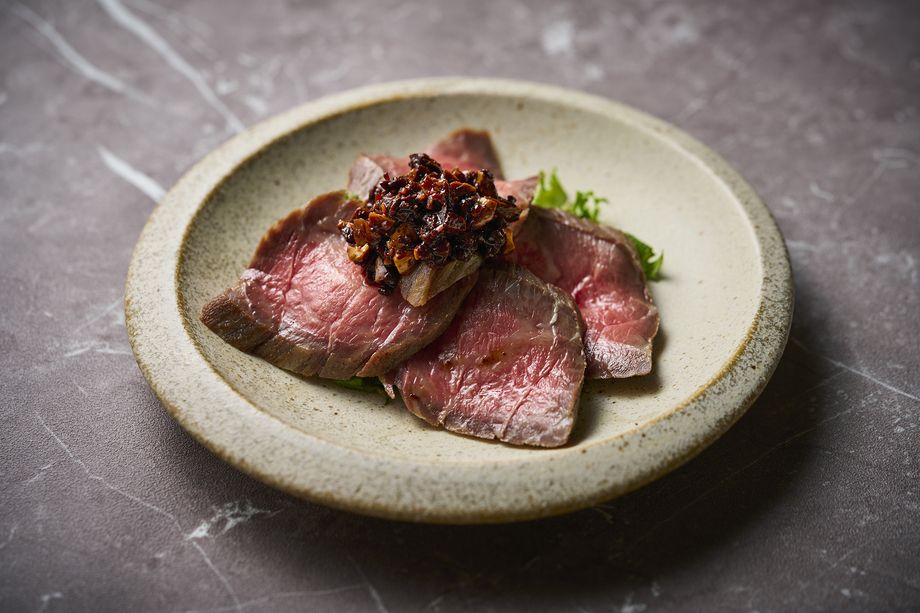 アーモンド香るよだれローストビーフ