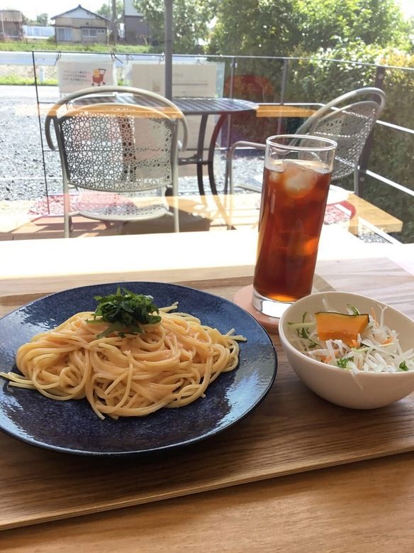 今月のパスタランチ　明太子パスタ　(サラダ・ドリンク付き) 