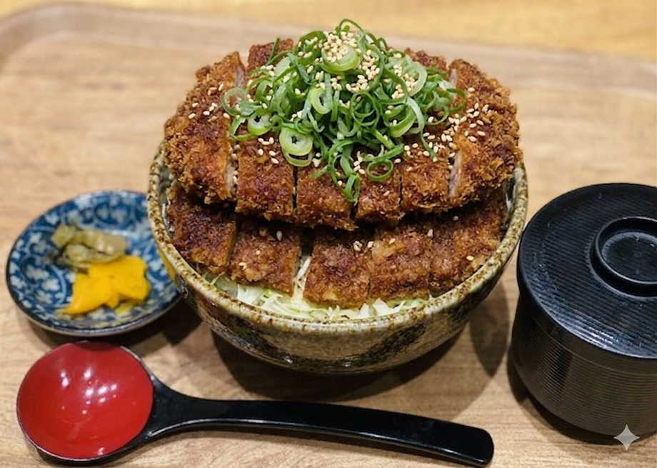 ダブルソースかつ丼(お味噌汁付き)
