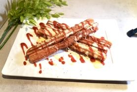 あの✨カルビーポテト✨のポテトチュロス 🍟にとろ〜りチーズ🧀✨