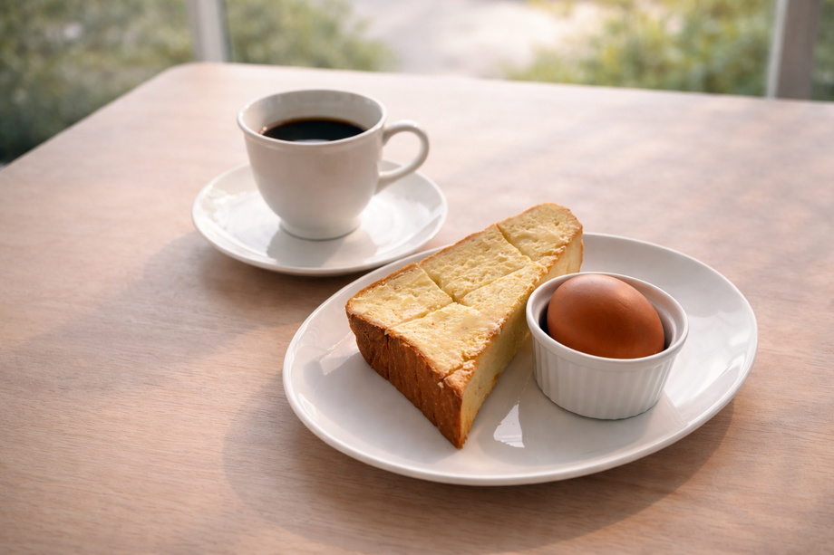 モーニングセット（550円）