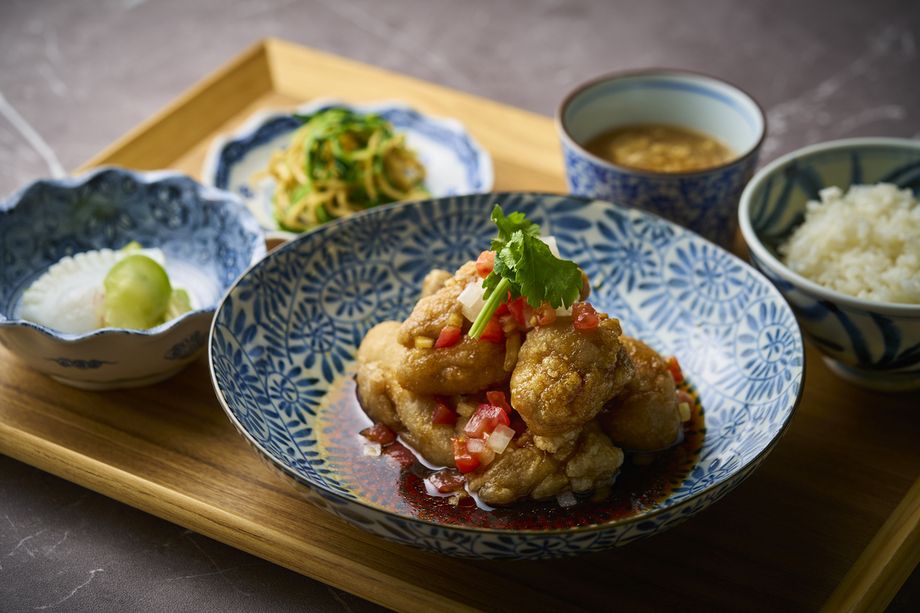 油淋鶏定食