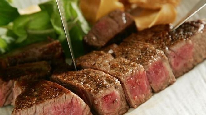 牛フィレ肉の鉄板焼き