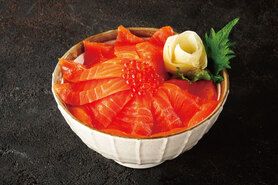 サーモンいくら丼