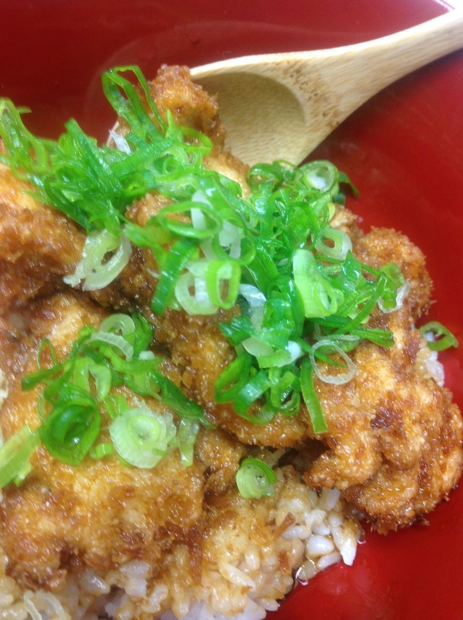 ねぎたれチキンかつどん（600）