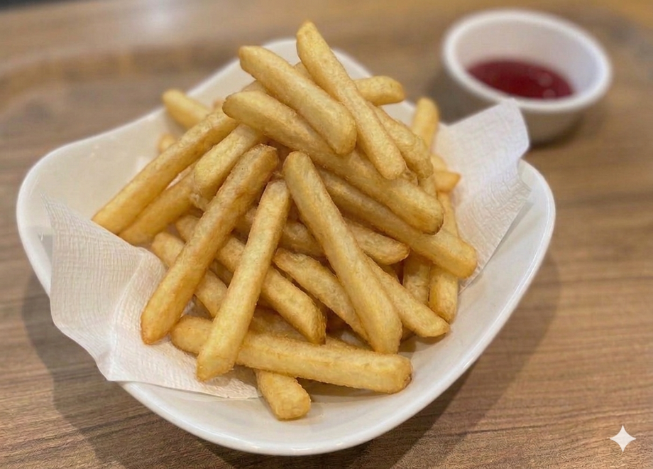 大盛りポテトフライ