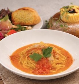 かなりお得なパスタコース(ドリンク、前菜盛り、スープ、デザート)