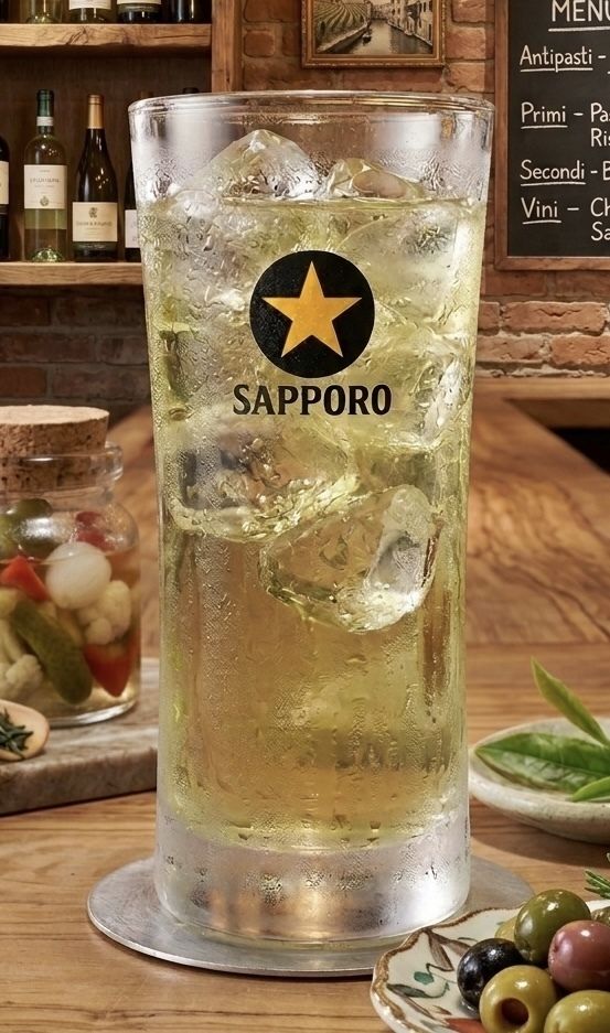 お茶ハイ(黒烏龍茶、ジャスミン茶、緑茶選べます！)