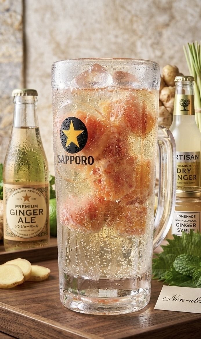 氷結果肉のプレミアム・ジンジャーエール(ノンアルコール)