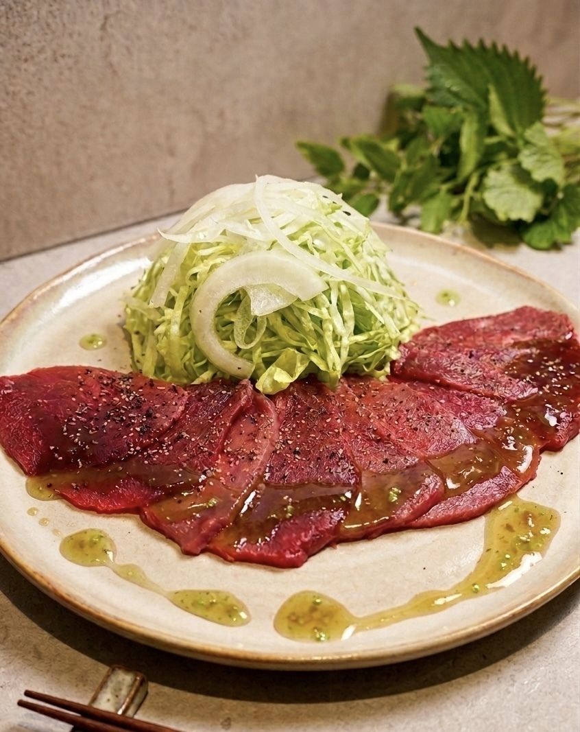 コスパ最強✨シェフ激推し✨極上赤身馬刺しカルパッチョ