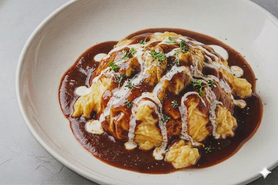 オムライス・デミ(山口県出雲ファームのグルテンフリー米玉子使用)