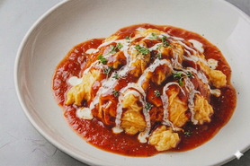 オムライス・トマト(山口県出雲ファームのグルテンフリー米玉子使用)