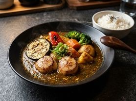 炙り帆立の北海道スープカレー