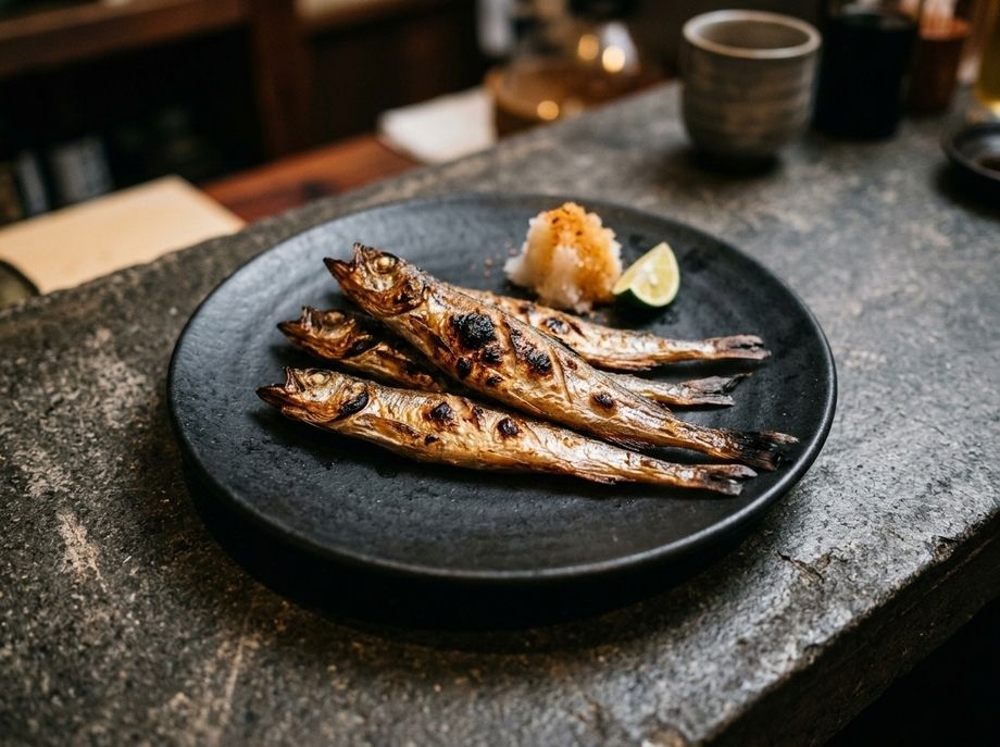 氷下魚（こまい）炙り