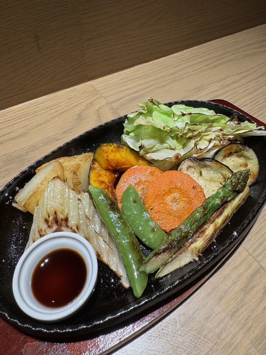 季節の焼き野菜