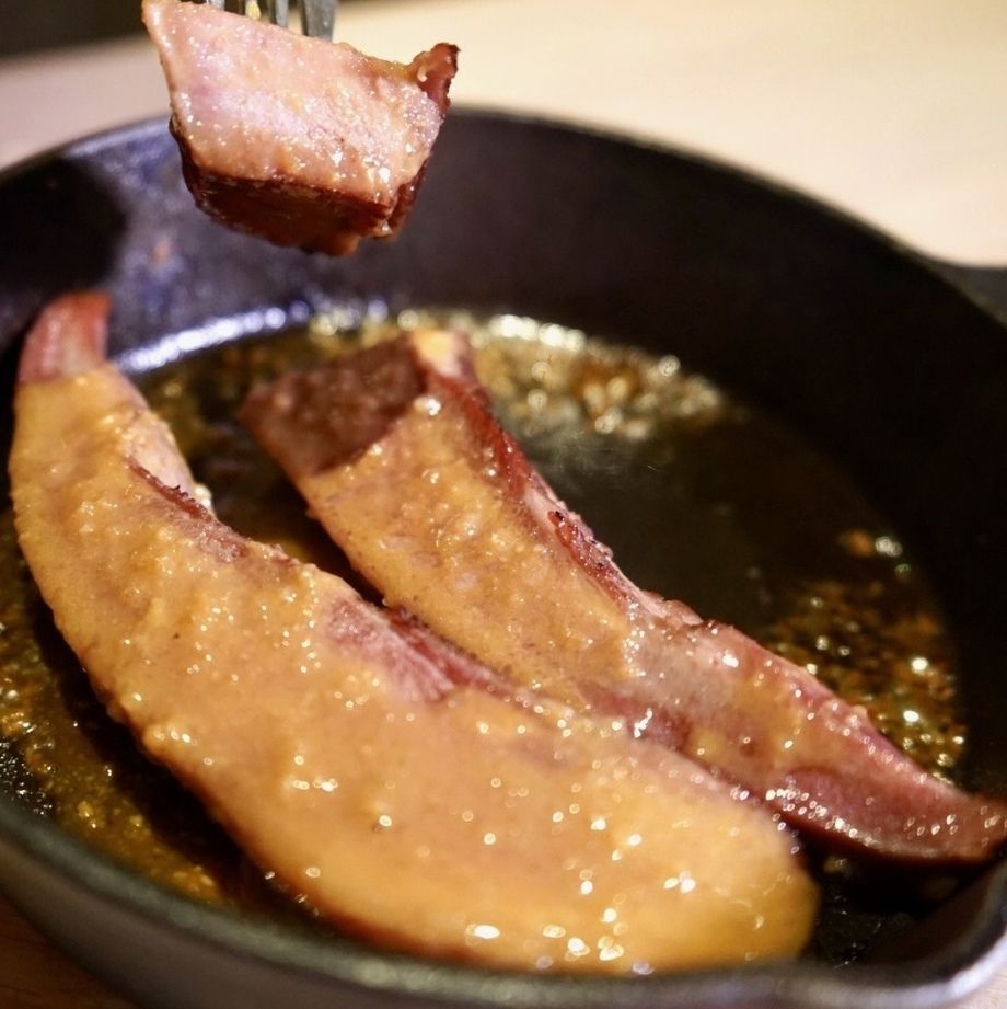 ✨極希少のイベリコ豚タン醤油麹漬け厚切りステーキ✨