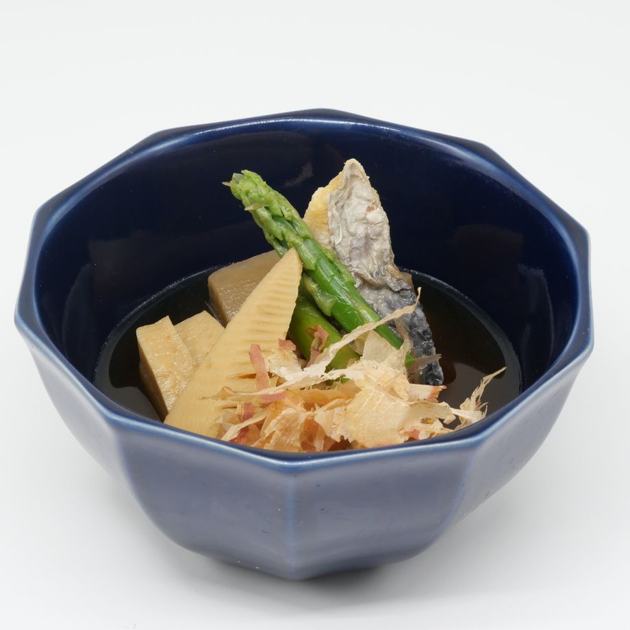 春の炊き合わせ（筍、さわら、アスパラ、大根）