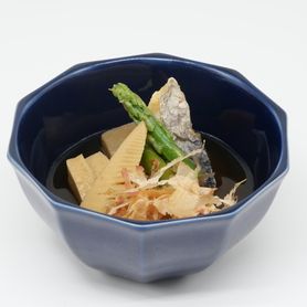 春の炊き合わせ（筍、さわら、アスパラ、大根）