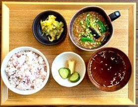 ある日の日替わり定食　〜マーボ茄子〜