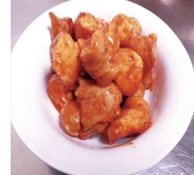 ピリ辛味噌もつ焼き