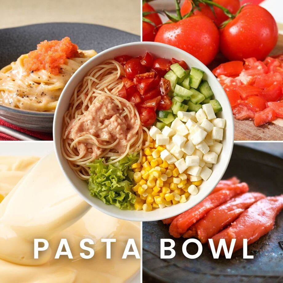 【ときめき】クリーム明太子のパスタボウル